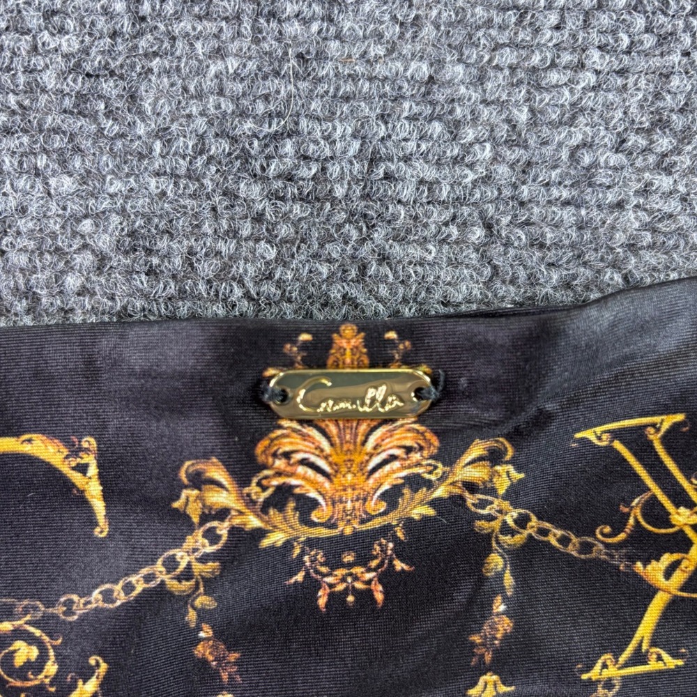 Camilla Leggings Womens XS Black Gold Baroque Animal Print High Rise Activewear - Picture 7 of 10